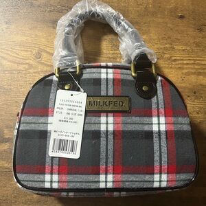 Milkfed - Japanese Brand plaid minibag